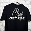 Chef Black Adult Pocket T-Shirt ALT1 Thumbnail