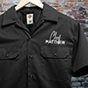 Chef Black Embroidered Work Shirt ALT1 Thumbnail