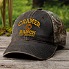 Ranch Monogram Brown/Camo Embroidered 2-Tone Camo Hat ALT1 Thumbnail