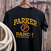 Ranch Monogram Black Adult T-Shirt ALT1 Thumbnail