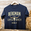 Cattle Ranch Navy Adult T-Shirt ALT1 Thumbnail