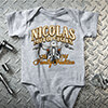 Motorcycle Family Tradition Sports Grey Baby Bodysuit ALT1 Thumbnail