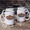 Railway Station White Ceramic Coffee Mug (set of 4) ALT1 Thumbnail