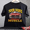 American Muscle Car Black Adult T-Shirt ALT2 Thumbnail