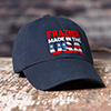 USA Family Navy Embroidered Hat ALT1 Thumbnail