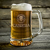 Lion Clear Beer Mug - Engraved ALT1 Thumbnail