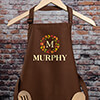 Fall Monogram Nutmeg Apron ALT1 Thumbnail