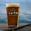 Better Together Fishing Clear Pint Glass - Color Printed (single) ALT1 Thumbnail