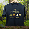 Better Together Camping Navy Adult T-Shirt ALT1 Thumbnail