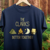 Better Together Camping Navy Adult T-Shirt ALT2 Thumbnail