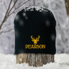 Old Stag Black Embroidered Beanie ALT1 Thumbnail