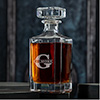 Family Monogram Clear Whiskey Decanter - Engraved ALT1 Thumbnail