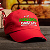 Family Christmas Thing Red Embroidered Hat ALT1 Thumbnail