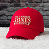 It's A Wonderful Christmas Red Embroidered Hat ALT2 Thumbnail