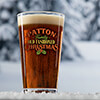 Old Fashioned Christmas Clear Pint Glass - Color Printed (single) ALT1 Thumbnail