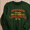 Old Fashioned Christmas Forest Green Adult Sweatshirt ALT1 Thumbnail