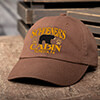 Bear Cabin Brown Embroidered Hat ALT1 Thumbnail