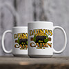 Bear Cabin White Ceramic Coffee Mug (set of 2) ALT1 Thumbnail