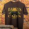 Bear Cabin Dark Chocolate Adult T-Shirt ALT2 Thumbnail