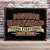 Workshop NA Tin Sign 16 x 12.5 ALT1 Thumbnail