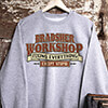 Workshop Sports Grey Adult Sweatshirt ALT1 Thumbnail