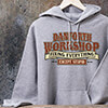 Workshop Sports Grey Adult Hooded Sweatshirt ALT1 Thumbnail