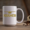 Airplane White Ceramic Coffee Mug (single) ALT1 Thumbnail