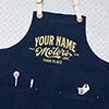 Motors Navy/Stone Canvas Work Apron ALT1 Thumbnail