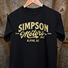 Motors Black Adult T-Shirt ALT1 Thumbnail