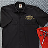 Motors Black Embroidered Work Shirt ALT1 Thumbnail