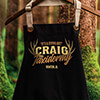 Taxidermy Black/Stone Canvas Work Apron ALT1 Thumbnail