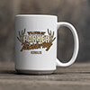 Taxidermy White Ceramic Coffee Mug (single) ALT1 Thumbnail