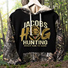 Hog Hunting Black/SFG Camo Adult 2-Tone Camo Hooded Sweatshirt ALT1 Thumbnail