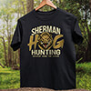 Hog Hunting Black Adult T-Shirt ALT1 Thumbnail