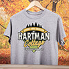 Livin' The Dream Cottage Sports Grey Adult T-Shirt ALT1 Thumbnail