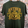 Irish Crest Forest Green Adult T-Shirt ALT1 Thumbnail