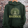 Irish Roots Forest Green Adult Hooded Sweatshirt ALT1 Thumbnail