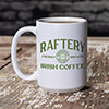 Irish Coffee White Ceramic Coffee Mug (single) ALT1 Thumbnail