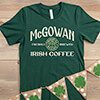 Irish Coffee Forest Green Adult Premium T-Shirt ALT1 Thumbnail