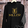 Bear Black Adult Hooded Sweatshirt ALT1 Thumbnail