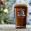 Togethery Holiday Clear Pint Glass - Color Printed (single) ALT1 Thumbnail