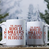 Jolliest Bunch White Ceramic Coffee Mug (set of 4) ALT1 Thumbnail