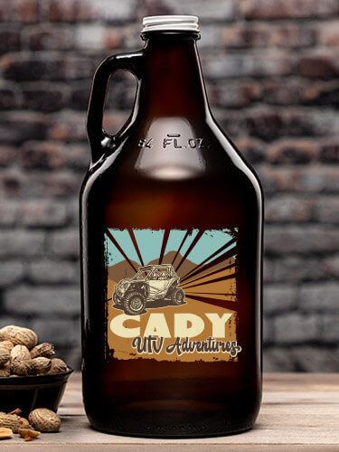 UTV Adventures Amber Color Printed Growler