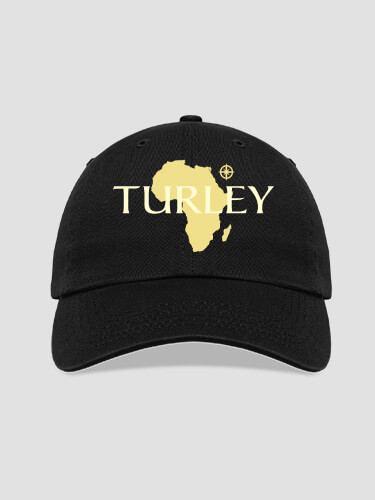 African Heritage Black Embroidered Hat