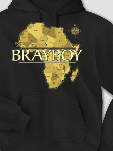 African Heritage Black Adult Hooded Sweatshirt