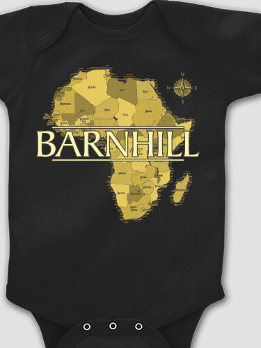 African Heritage Black Baby Bodysuit