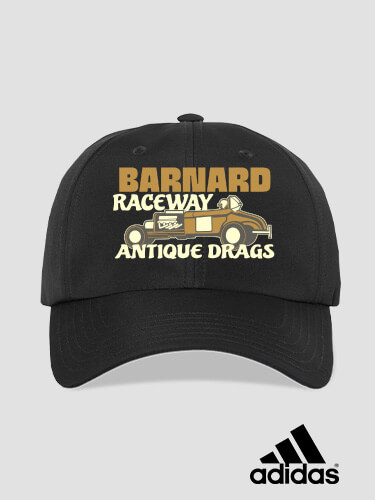 Antique Drag Race Black Embroidered Adidas Hat