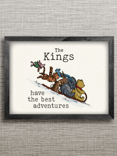 Best Adventures Black Framed Wall Art 16.5 x 12.5