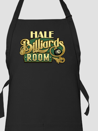 Billiards Room Black Apron