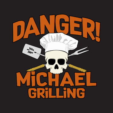 Black Danger Grilling Personalized default 